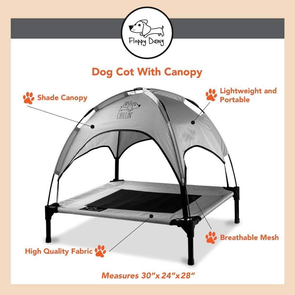 Amazon.com : Floppy Dawg Just Chillin' Elevated Dog Bed